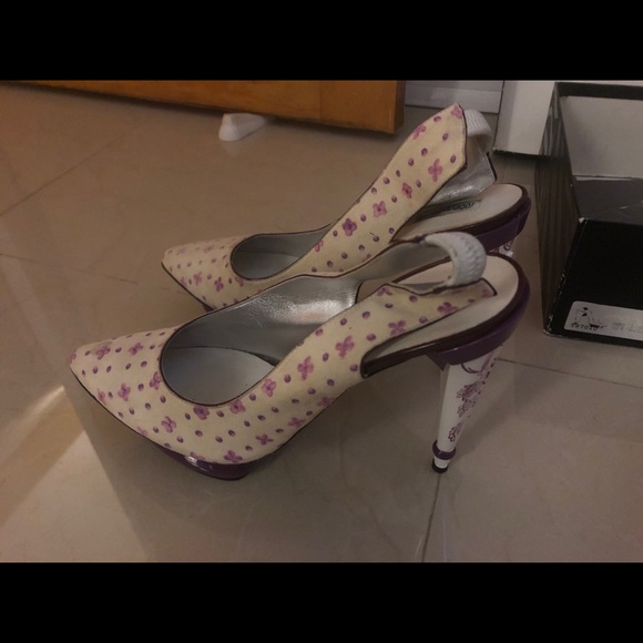 CAVALLI RUNWAY PLATFORM SHOES….SOLD - Picture 3 of 5